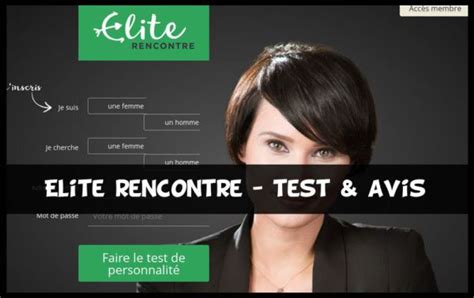 elite rencontre payant|Elite Rencontre – Test & Avis